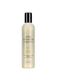 John Masters Organic Geranium & Grapefruit Body Wash, 236 ml.